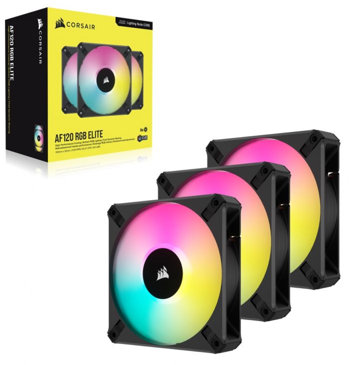 Вентилятор Corsair AF120 RGB Elite Triple Pack (CO-9050154-WW)