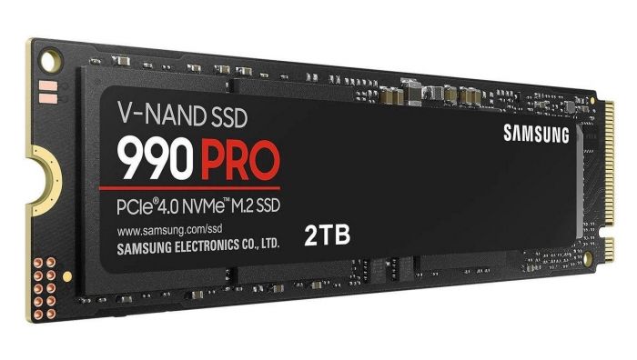 Накопичувач SSD  2ТB Samsung 990 PRO M.2 2280 PCIe 4.0 x4 NVMe V-NAND MLC (MZ-V9P2T0BW)