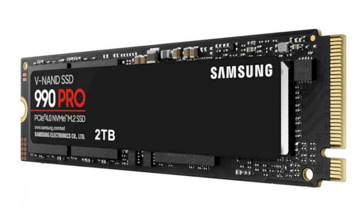 Накопичувач SSD  2ТB Samsung 990 PRO M.2 2280 PCIe 4.0 x4 NVMe V-NAND MLC (MZ-V9P2T0BW)