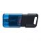 Флеш-накопичувач USB3.2 128GB Type-C Kingston DataTraveler 80 M Blue/Black (DT80M/128GB)