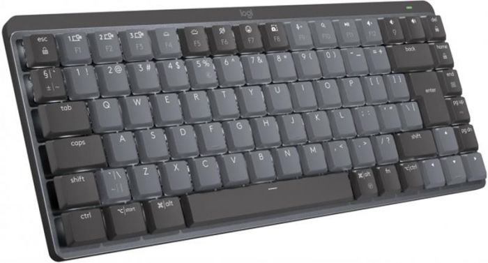 Клавіатура бездротова Logitech MX Mechanical Mini Minimalist Graphite (920-010780)