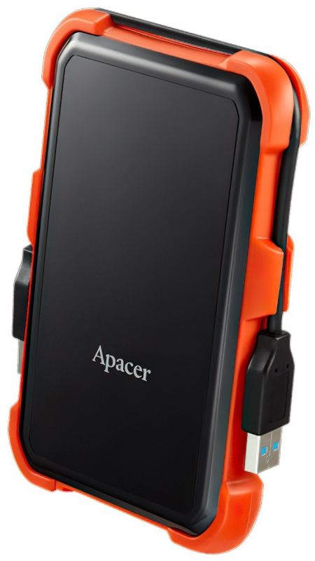 Зовнішній жорсткий диск 2.5" USB 1.0TB Apacer AC630 Black/Orange (AP1TBAC630T-1)