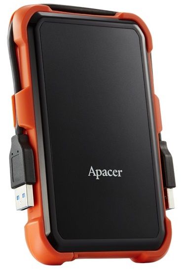 Зовнішній жорсткий диск 2.5" USB 1.0TB Apacer AC630 Black/Orange (AP1TBAC630T-1)