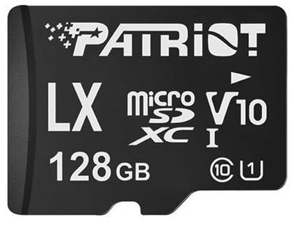 Карта пам`яті MicroSDXC 128GB UHS-I Class 10 Patriot LX (PSF128GMDC10)