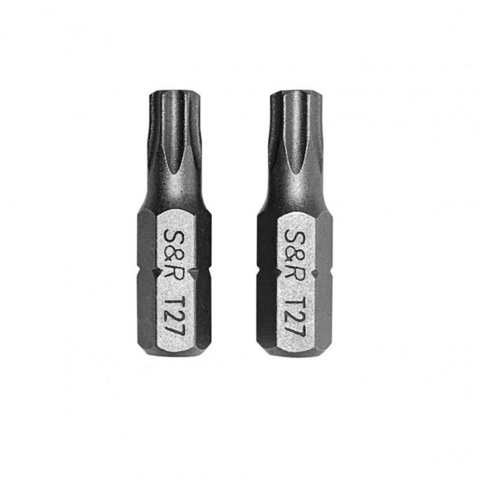 Біта S&R Torx27 x 25 мм, сталь S2, 2 шт (152070708)