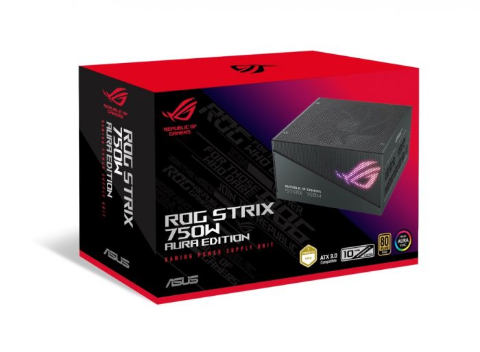 Блок живлення Asus ROG Strix PCIE5 750W Gold Aura Edition (90YE00P3-B0NA00)