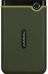 Накопичувач зовнiшнiй HDD 2.5" USB 2.0TB Transcend StoreJet 25M3 Military Green Slim (TS2TSJ25M3G)