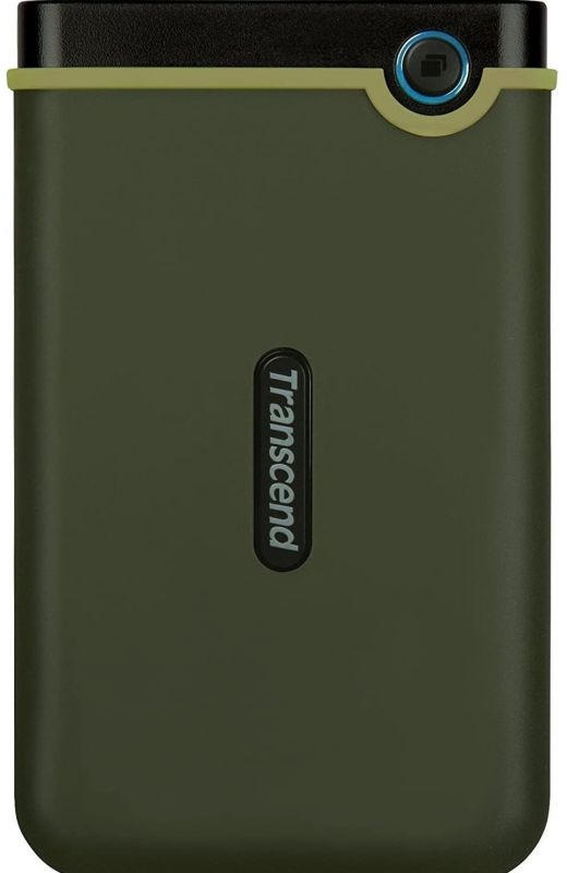 Накопичувач зовнiшнiй HDD 2.5" USB 2.0TB Transcend StoreJet 25M3 Military Green Slim (TS2TSJ25M3G)