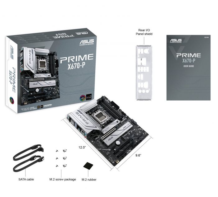 Материнська плата Asus Prime X670-P Socket AM5