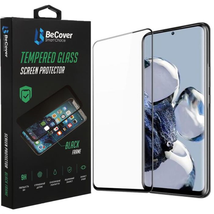 Захисне скло BeCover для Xiaomi 12T/12T Pro Black (708558)