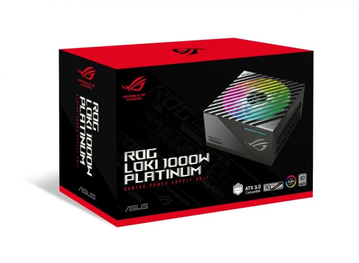 Блок живлення Asus ROG-LOKI-1000P-SFX-L-GAMING PCIE5 1000W Platinum (90YE00N1-B0NA00)