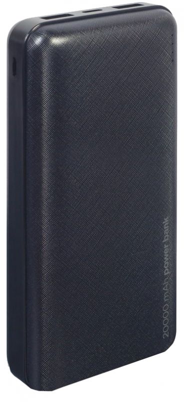 Універсальна мобільна батарея Gembird 20000mAh Black (PB20-02)