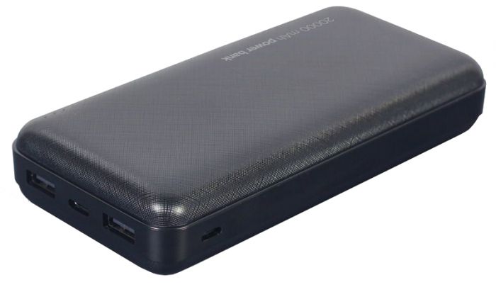 Універсальна мобільна батарея Gembird 20000mAh Black (PB20-02)