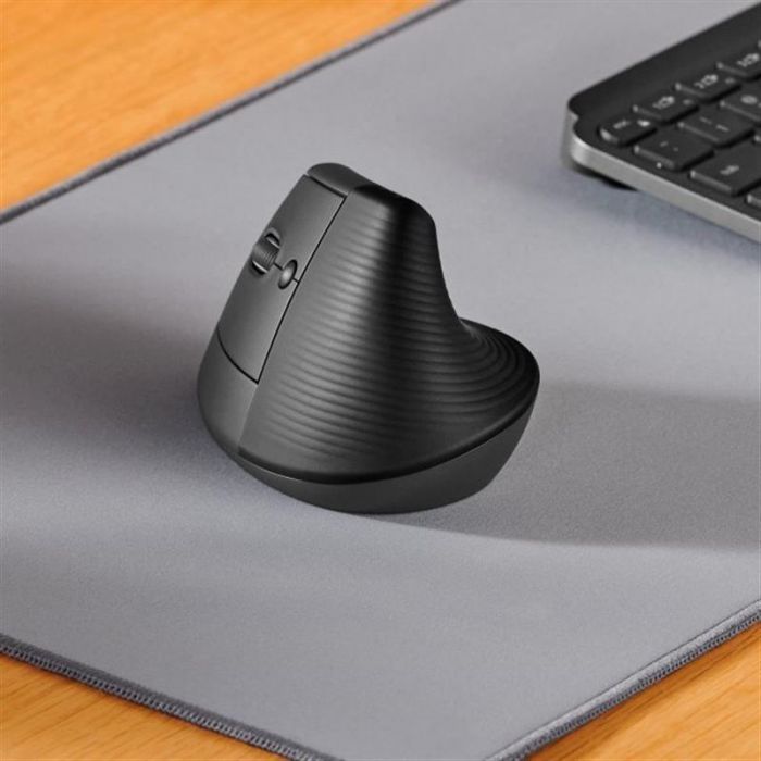 Мишка бездротова Logitech Lift Vertical Ergonomic Graphite (910-006474)