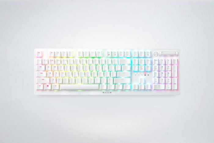 Клавіатура бездротова Razer DeathStalker V2 Pro Wireless Purple Switch ENG White (RZ03-04363500-R3M1) 