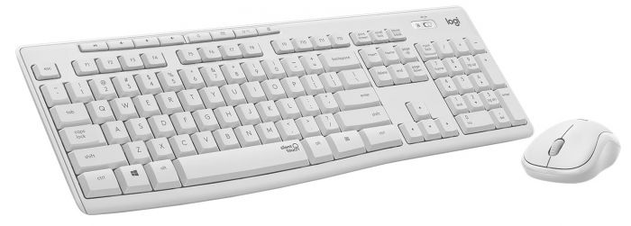 Комплект (клавiатура, миша) бездротовий Logitech MK295 Combo White (920-009824)