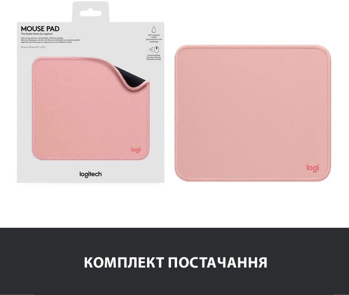 Ігрова поверхня Logitech Mouse Pad Studio Darker Rose (956-000050)