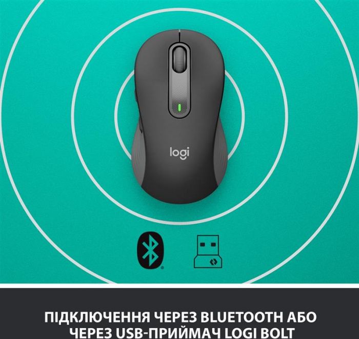 Миша бездротова Logitech Signature M650 L Graphite (910-006236)