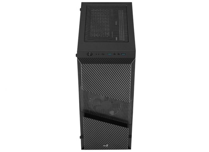 Корпус AeroCool Menace Saturn FRGB-G-BK-v1 (ACCM-PV20013.11) Black без БЖ