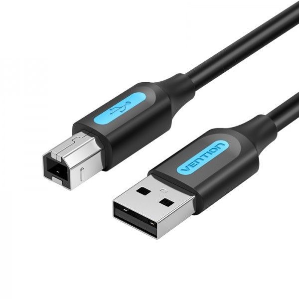 Кабель для принтера Vention USB - USB Type-B (M/M), 1 м, Black (COQBF)