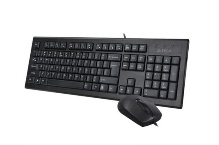 Комплект (клавіатура, миша) A4Tech KR-8572S Black