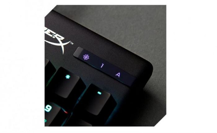 Клавіатура HyperX Alloy Origins Red RGB PBT ENG/RU Black (639N3AA) 