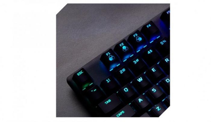 Клавіатура HyperX Alloy Origins Red RGB PBT ENG/RU Black (639N3AA) 