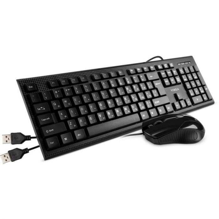 Комплект (клавіатура, мишка) Vinga KBS170 Black