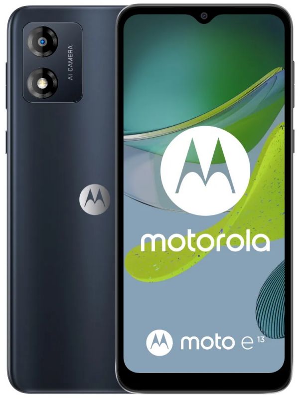 Смартфон Motorola Moto E13 8/128GB Dual Sim Cosmic Black (PAXT0079RS)