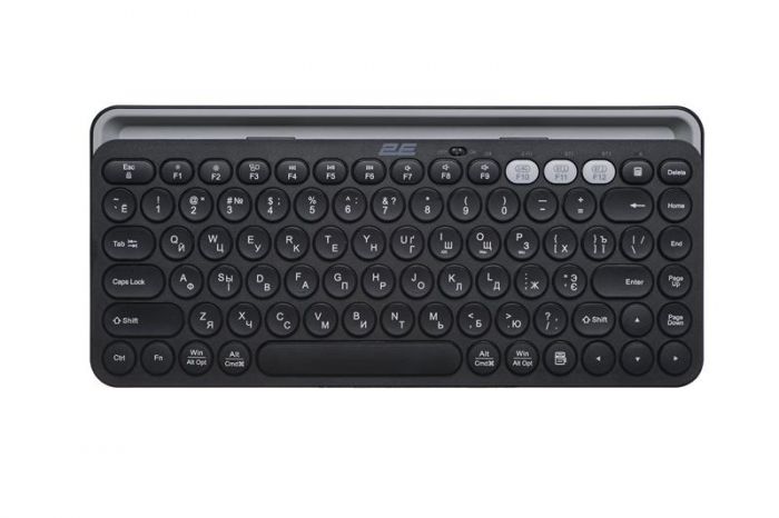 Клавіатура бездротова 2E KS250 WL BT Black (2E-KS250WBK)