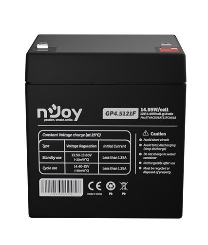 Акумуляторна батарея Njoy GP4.5121F 12V 4.5AH (BTVACDUEATE1FCN01B) AGM