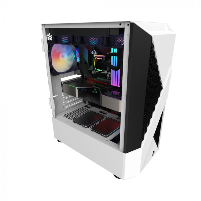 Корпус 1stPlayer F3-A-WH-4F1 White без БЖ