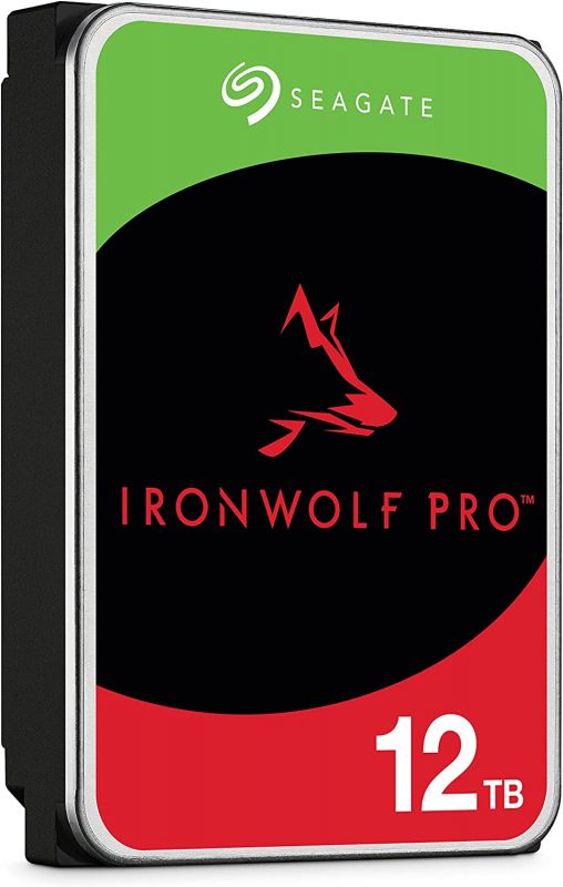 Накопичувач HDD SATA 12.0TB Seagate IronWolf Pro 7200rpm 256MB (ST12000NT001)