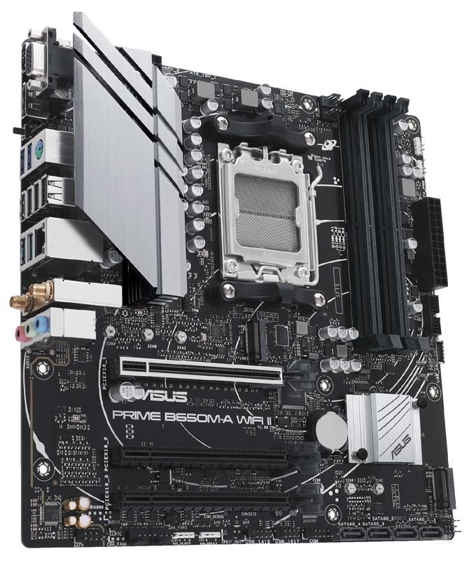 Материнська плата Asus PRIME B650M-A WiFi II Socket AM5