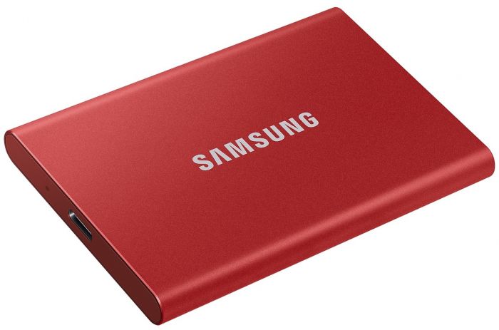 Накопичувач зовнішній SSD 2.5" USB 1.0TB Samsung T7 Red (MU-PC1T0R/WW)