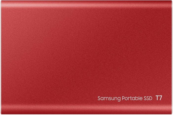 Накопичувач зовнішній SSD 2.5" USB 1.0TB Samsung T7 Red (MU-PC1T0R/WW)