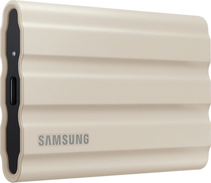 Накопичувач зовнішній SSD 1TB Samsung T7 Shield Beige (MU-PE1T0K/EU)