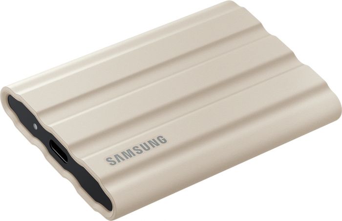 Накопичувач зовнішній SSD 1TB Samsung T7 Shield Beige (MU-PE1T0K/EU)