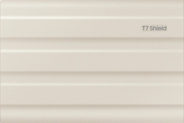 Накопичувач зовнішній SSD 2TB Samsung T7 Shield Beige (MU-PE2T0K/EU)