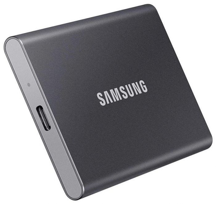 Накопичувач зовнішній SSD 1TB Samsung T7 Titan Gray (MU-PC1T0T/WW)