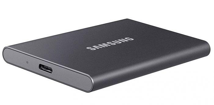 Накопичувач зовнішній SSD 1TB Samsung T7 Titan Gray (MU-PC1T0T/WW)