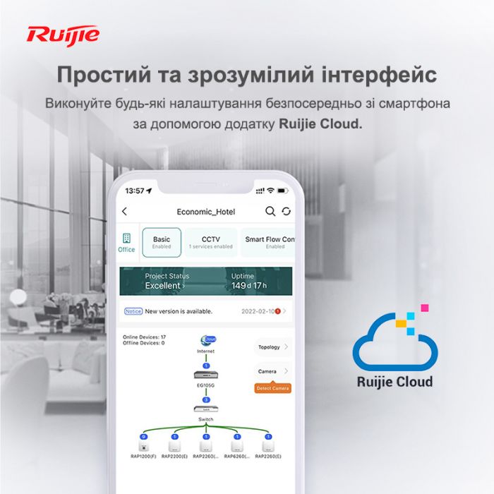 Маршрутизатор Ruijie Reyee RG-EG105G V2