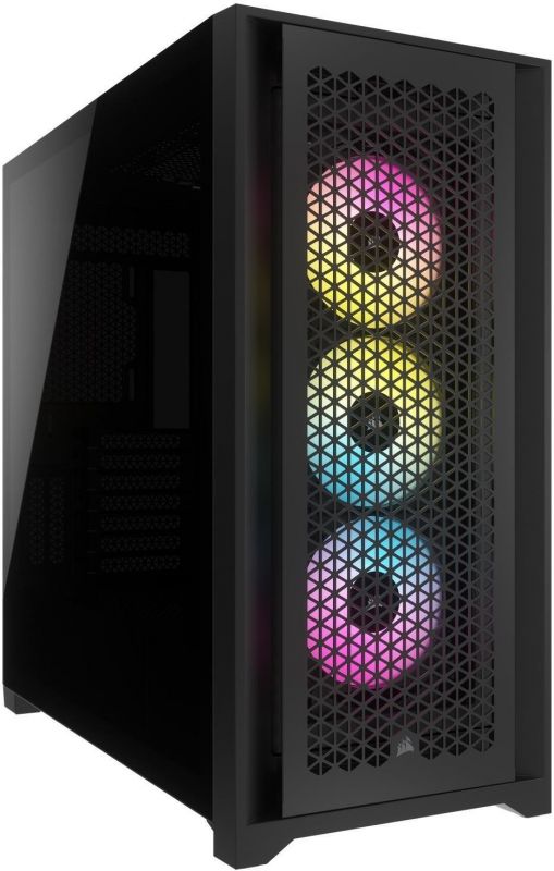 Корпус Corsair iCUE 5000D RGB AirFlow Tempered Glass Black (CC-9011242-WW) без БЖ