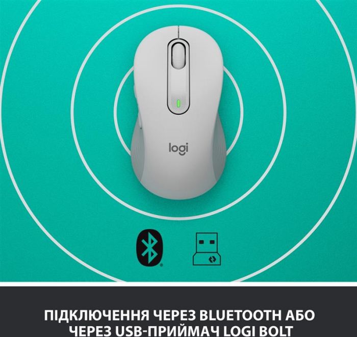 Миша бездротова Logitech Signature M650 Off-White (910-006255)