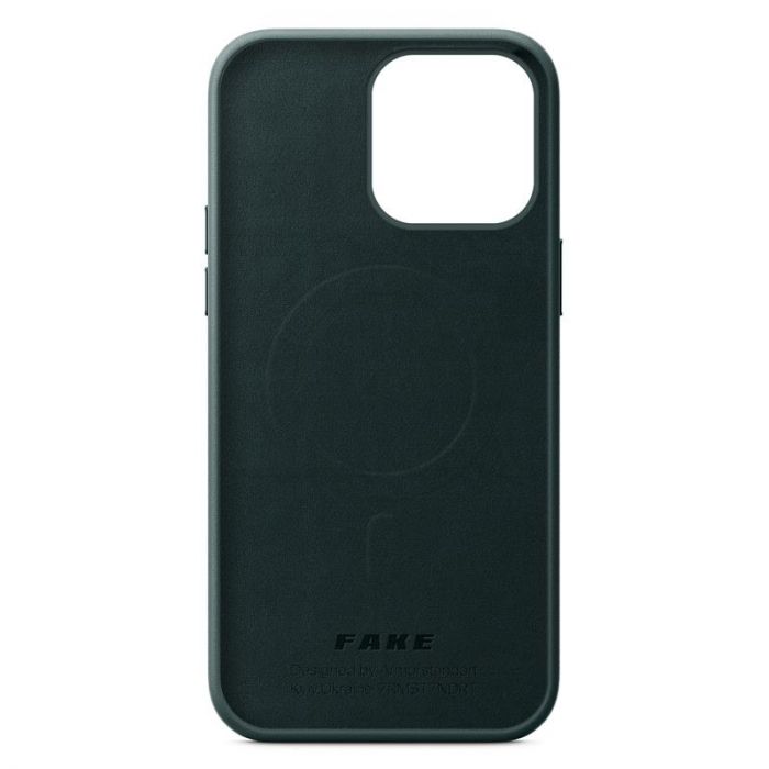 Чохол-накладка Armorstandart Fake Leather для Apple iPhone 14 Pro Max Shirt Green (ARM64402)