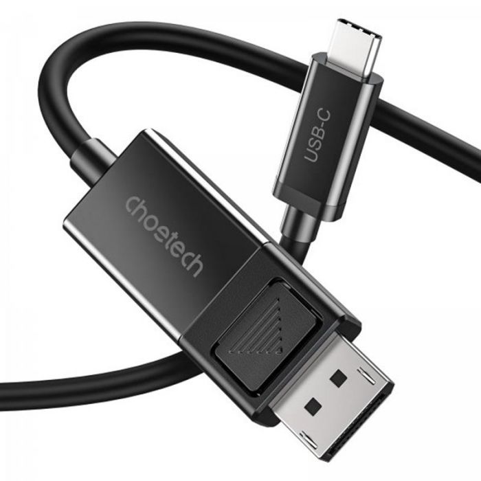 Кабель Choetech DisplayPort - USB Type-C (M/M), 1.8 м, Black (XCP-1803-BK)