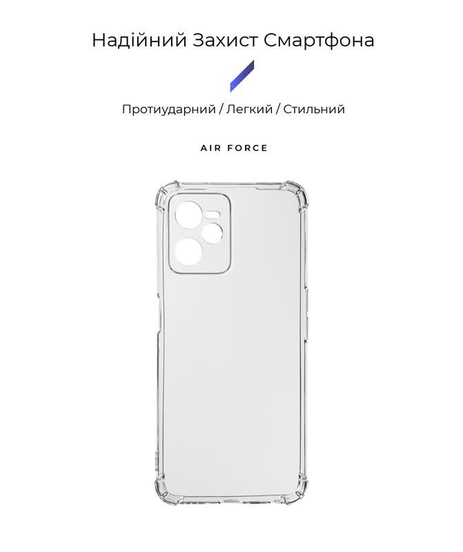 Чохол-накладка Armorstandart Air Force для Realme C35 Camera cover Transparent (ARM66416)