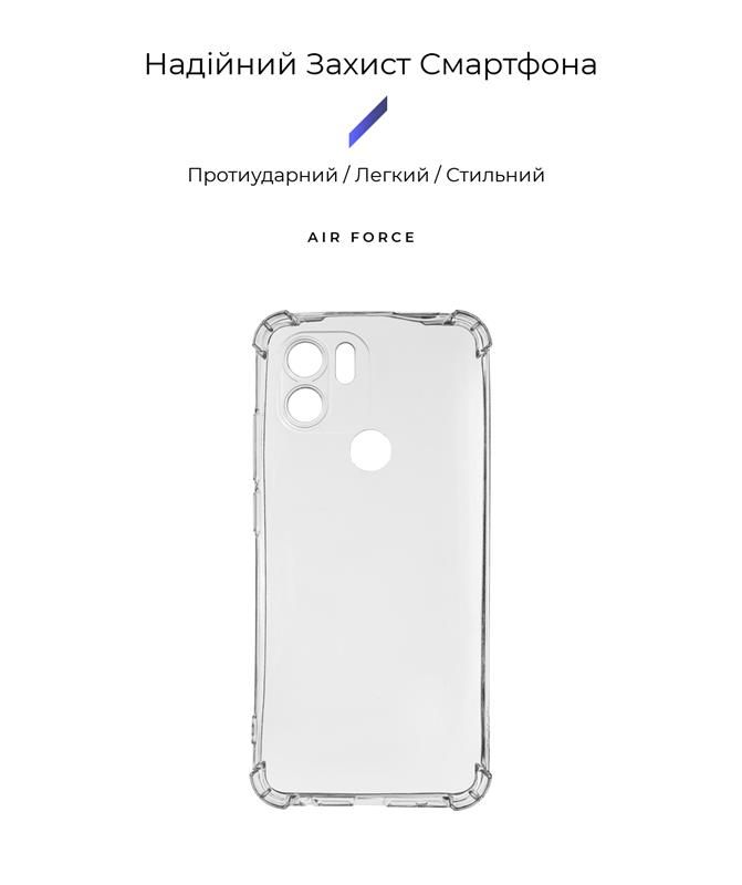 Чохол-накладка Armorstandart Air Force для Xiaomi Redmi A1+/Poco C50 Camera cover Transparent (ARM64865)