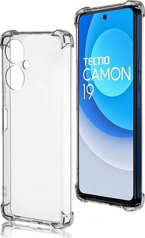 Чохол-накладка BeCover Anti-Shock для Tecno Camon 19 (CI6n)/19 Pro (CI8n) Clear (708901)