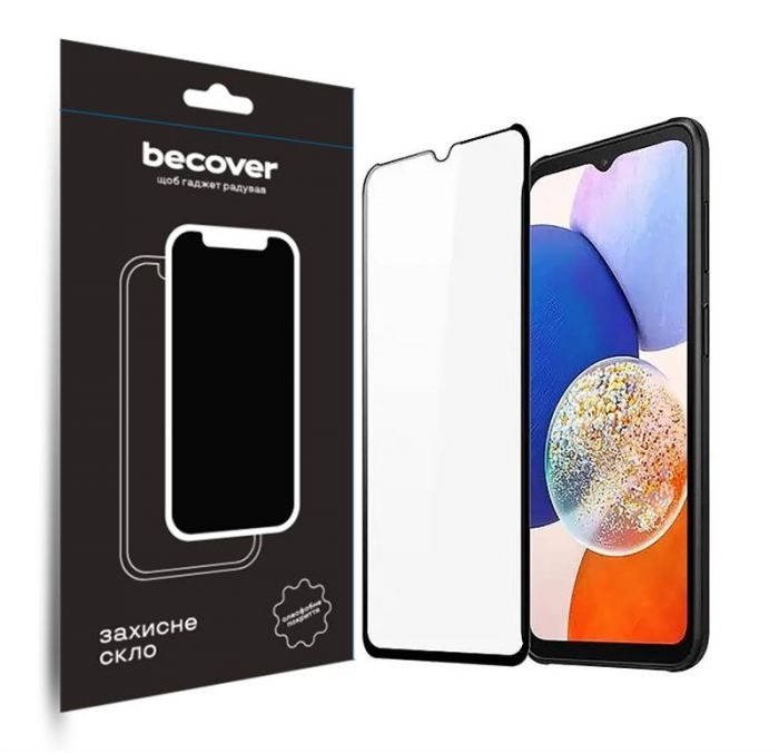 Захисне скло BeCover для Samsung Galaxy A14 SM-A145/A14 5G SM-A146 Black (708953)